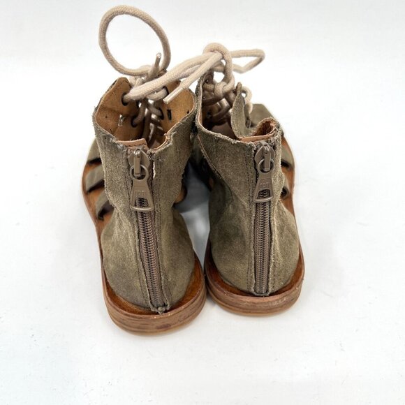 Miz Mooz Lace up Ankle Flat Sandals - Picture 4 of 5